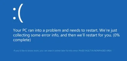 Помилка page fault in nonpaged area в windows 10 як виправити (page) Помилка page fault in nonpaged area в windows 10 як виправити