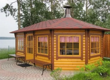 Оригінальні дачні альтанки з дерева (дачні) Оригінальні дачні альтанки з дерева