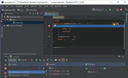 Налагодження php-коду за допомогою xdebug в phpstorm 2017