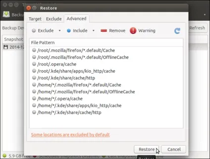 Відкат системи ubuntu, losst