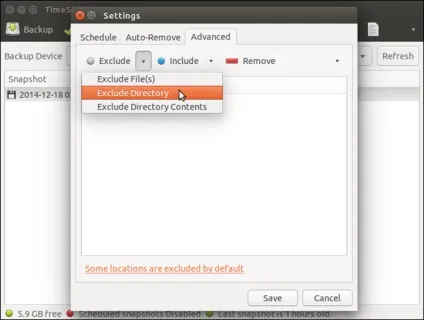 Відкат системи ubuntu, losst