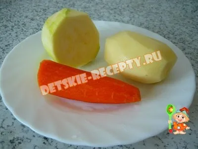 Овочі на пару кабачки, морква, картопля, дитячі рецепти, страви (овочі) Овочі на пару кабачки, морква, картопля, дитячі рецепти, страви