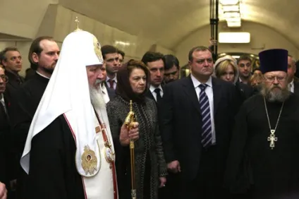 Патріарх служив в метро