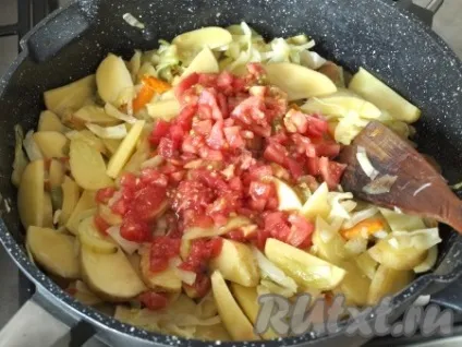 Овочеве рагу з картоплею, кабачками і капустою - рецепт з фото (картоплею) Овочеве рагу з картоплею, кабачками і капустою - рецепт з фото