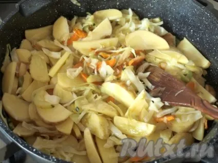 Овочеве рагу з картоплею, кабачками і капустою - рецепт з фото (рагу) Овочеве рагу з картоплею, кабачками і капустою - рецепт з фото