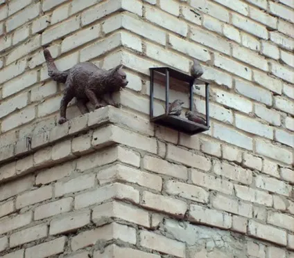 Пам'ятники котам і з котами))) - посміхайтеся, панове! (С) (котам) Пам'ятники котам і з котами))) - посміхайтеся, панове! (С)