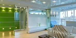 Перегородки в квартирі і розсувні перегородки в кімнаті