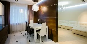 Перегородки в квартирі і розсувні перегородки в кімнаті