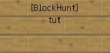 Плагін hide and seek, block hunt