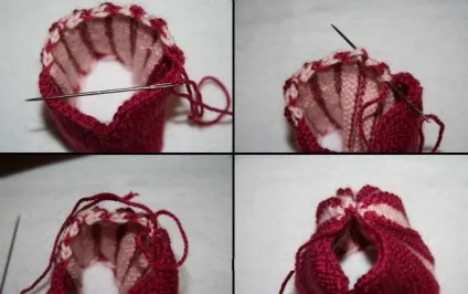 Пінетки зефіркі спицями або гачком майстер-клас (фото) (пінетки) Пінетки зефіркі спицями або гачком майстер-клас (фото)