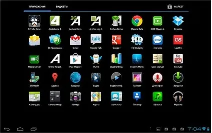 Планшет archos 101 прошивка, настройка