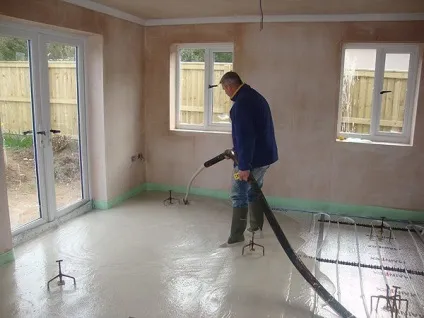 Пол в каркасному будинку своїми руками відео