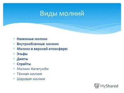 Презентація на тему їх види та особливості блискавки (особливості) Презентація на тему їх види та особливості блискавки