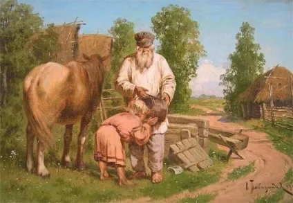 Притча про селянина і коні