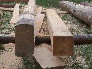 Протёска стін зрубу до полулафет або як з колоди зробити лафет (полулафет), блог про будівництво (стін) Протёска стін зрубу до полулафет або як з колоди зробити лафет (полулафет), блог про будівництво
