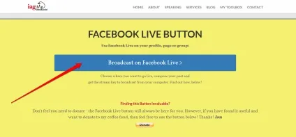Прямі трансляції в особистому профілі facebook з комп'ютера (facebook) Прямі трансляції в особистому профілі facebook з комп'ютера