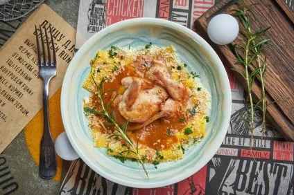 П'ять віртуозних страв з птиці від шеф-кухаря гурме-експрес кафе chicken run (кафе) П'ять віртуозних страв з птиці від шеф-кухаря гурме-експрес кафе chicken run