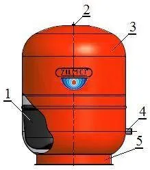 Розширювальні мембранні баки zilmet, серія cal-pro, італія (zilmet) Розширювальні мембранні баки zilmet, серія cal-pro, італія