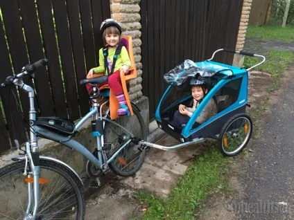 Дитина і велосипед як возити чадо безпечно і з комфортом
