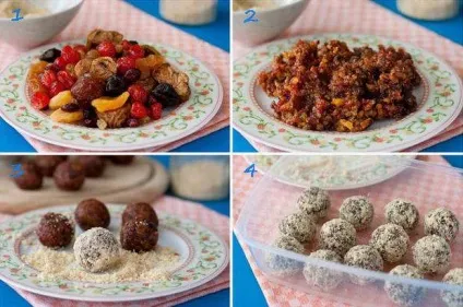 Рецепти цукерок із сухофруктів і горіхів (сухофруктів) Рецепти цукерок із сухофруктів і горіхів