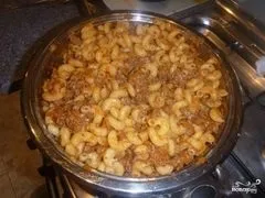 Ріжки з фаршем - покроковий рецепт з фото