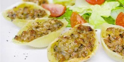 Ріжки з фаршем (по-флотськи, фаршировані) рецепти з фото (хвилин Калорійність Ккал) Ріжки з фаршем (по-флотськи, фаршировані) рецепти з фото