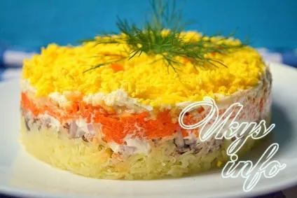 Салат «мімоза» з сайра класичний покроковий рецепт з фото (мімоза) Салат «мімоза» з сайра класичний покроковий рецепт з фото