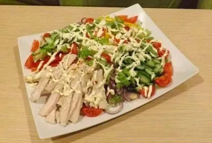 Салати з курячим філе