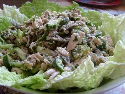 Салат млинцевий з копченою куркою незвичайний рецепт (копченої) Салат млинцевий з копченою куркою незвичайний рецепт