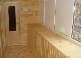 Сауна на балконі своїми руками