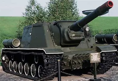 Самохідно-артилерійська установка ісу-152 - опис (самохідно) Самохідно-артилерійська установка ісу-152 - опис