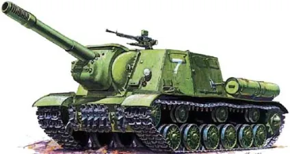 Самохідно-артилерійська установка ісу-152 - опис (рубки спеціальних рамках) Самохідно-артилерійська установка ісу-152 - опис