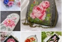 Сережки сердечка в стилі британський прапор (стилі) Сережки сердечка в стилі британський прапор