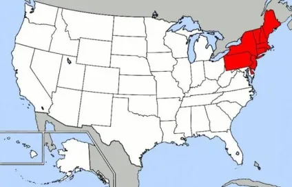 Північний схід сша характеристика району (району) Північний схід сша характеристика району