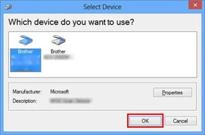Сканування документа в windows - 8, brother