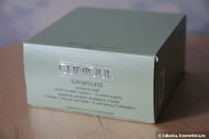 Система для пілінгу і сяйва clinique turnaround radiance peel once a week system відгуки (пілінг) Система для пілінгу і сяйва clinique turnaround radiance peel once a week system відгуки