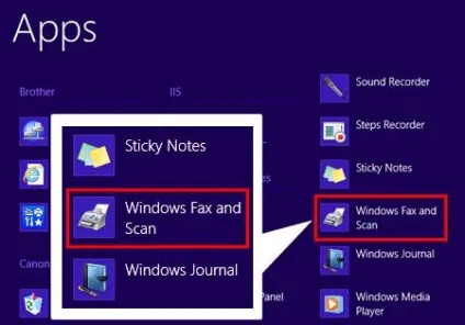 Сканування документа в windows - 8, brother