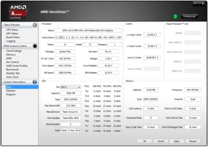 Завантажити amd overdrive утиліта для розгону процесора АМД (якісному) Завантажити amd overdrive утиліта для розгону процесора АМД