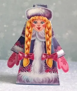 Снігуронька з паперу своїми руками (снігуронька) Снігуронька з паперу своїми руками