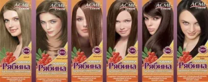 Склад фарби для волосся гарньер, палет, горобина (горобина) Склад фарби для волосся гарньер, палет, горобина