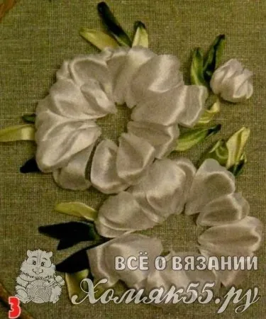 Покрокова інструкція вишивки півоній стрічками (вишивки) Покрокова інструкція вишивки півоній стрічками