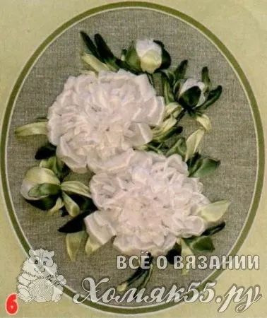 Покрокова інструкція вишивки півоній стрічками (стрічками) Покрокова інструкція вишивки півоній стрічками