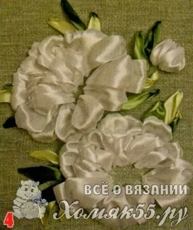 Покрокова інструкція вишивки півоній стрічками (стрічками) Покрокова інструкція вишивки півоній стрічками