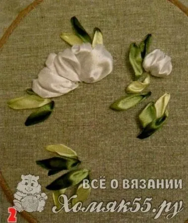 Покрокова інструкція вишивки півоній стрічками (вишивка стрічками) Покрокова інструкція вишивки півоній стрічками