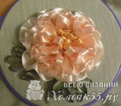 Покрокова інструкція вишивки півоній стрічками (вишивка) Покрокова інструкція вишивки півоній стрічками