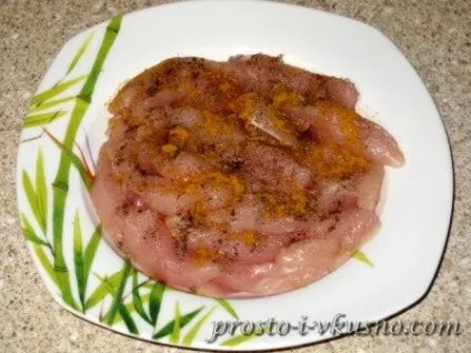 Стручкова квасоля з куркою