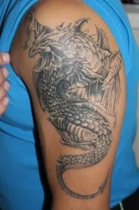 Тату дракони (ескізи, фото, значення), tattoofotos
