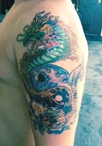 Тату дракони (ескізи, фото, значення), tattoofotos