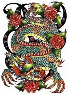 Тату дракони (ескізи, фото, значення), tattoofotos