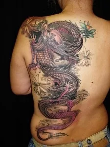Тату дракони (ескізи, фото, значення), tattoofotos
